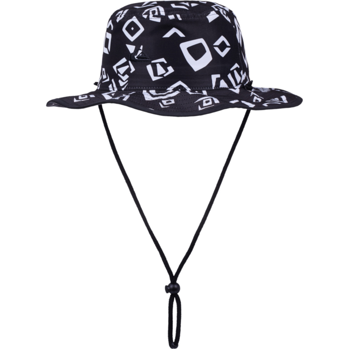2026 Quiksilver Junior Know It All Safari Hat AQBHA03556 - Black Tribal Tag